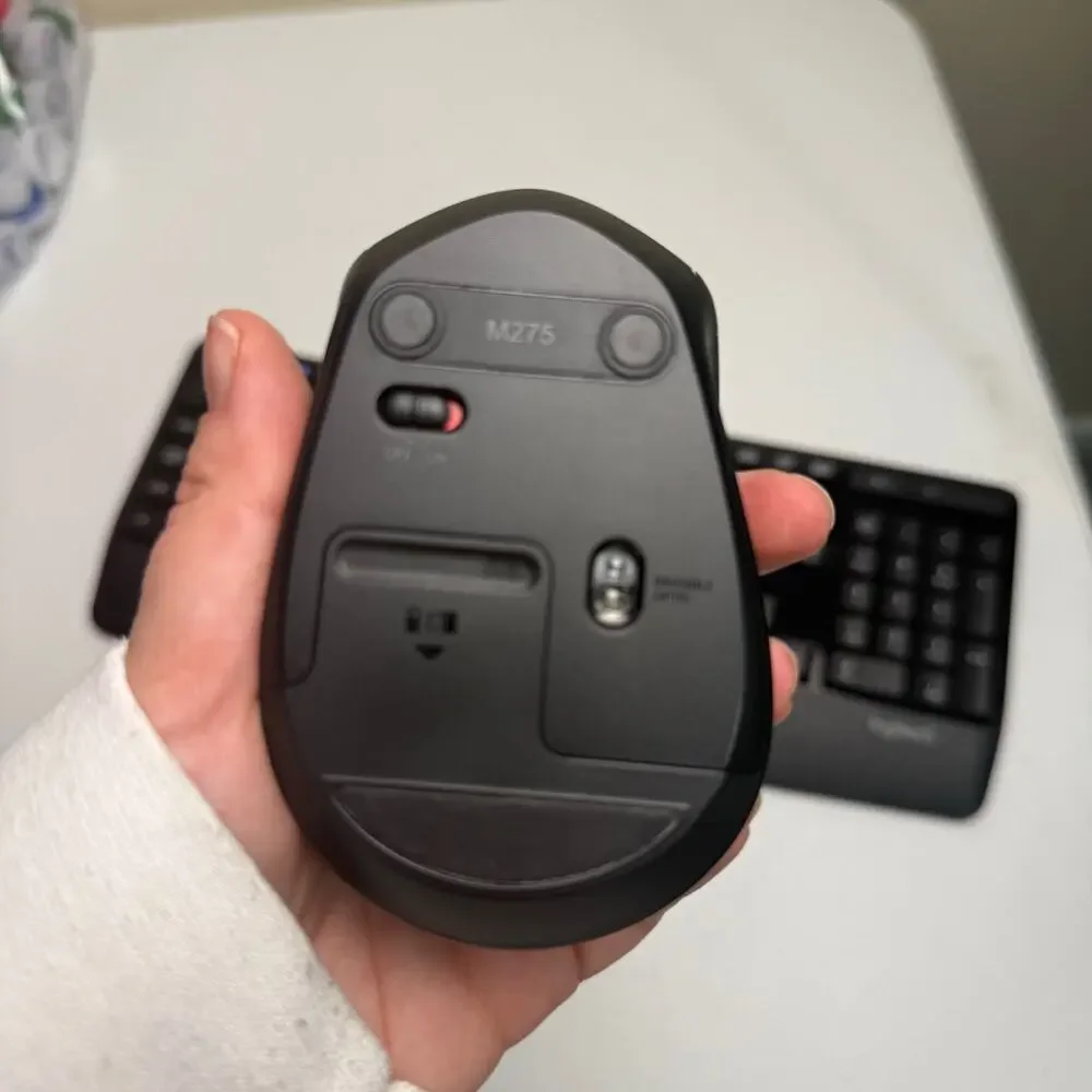 LOGITECH COMFORT MK345 KEYBOARD AND OPTICAL MOUSE M275 USED Batteries Included